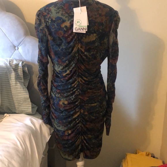 NWT beautiful Ganni dress - Picture 8 of 10